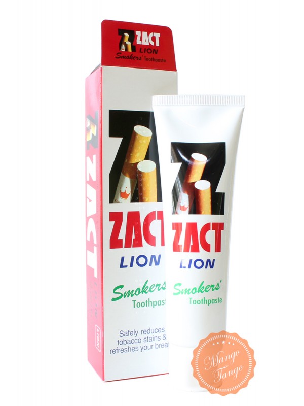 Зубная паста для курильщиков. Zact Lion Smoker Toothpaste.