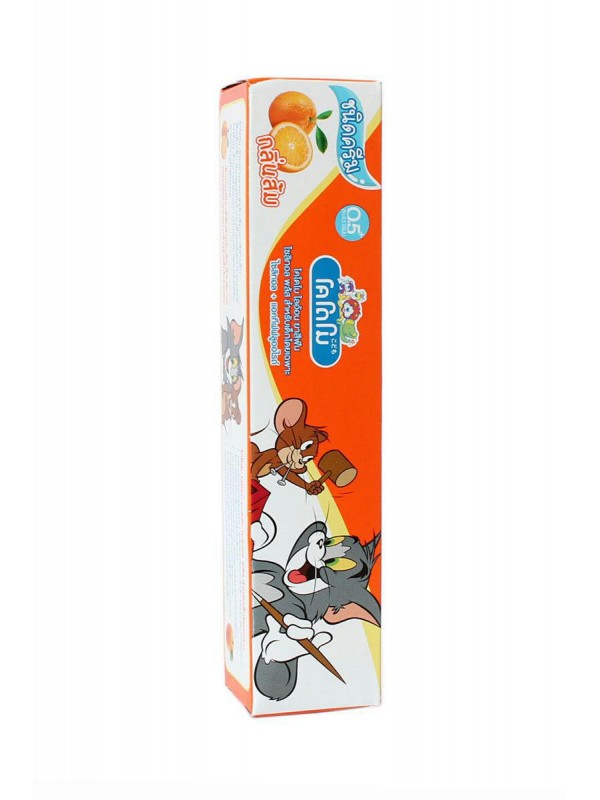 Тайская детская зубная паста Кодомо Апельсин. Kodomo Lion Xylitol Plus Special Toothpaste for Children.