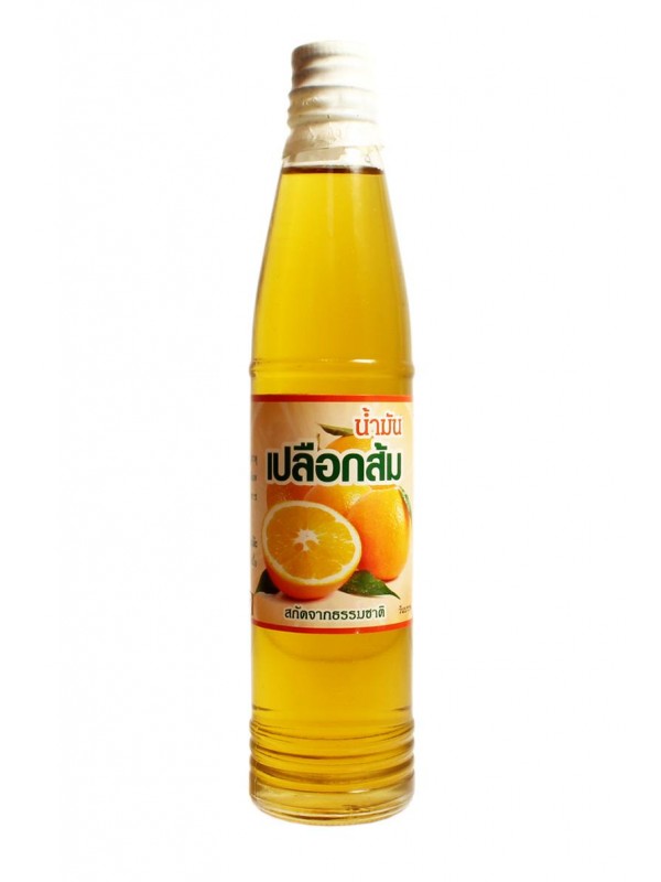 Натуральное пищевое апельсиновое масло, настоянное на кунжутном.