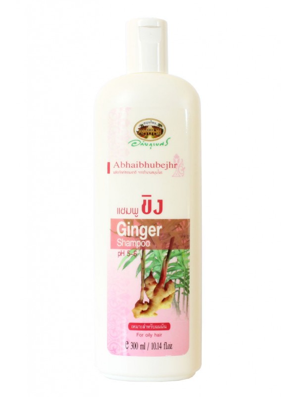 Имбирный шампунь для жирных волос Абхай. Abhaibhubejhr Ginger Shampoo.