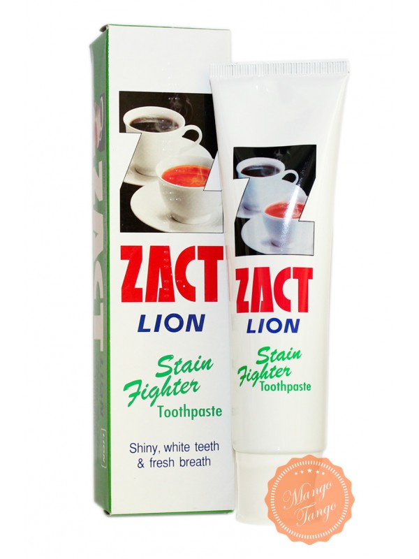 Зубная паста от кофейного налёта. Zact Lion Stain Toothpaste.