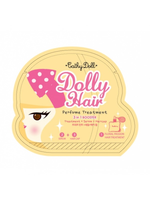 Спа-уход для волос 3 в 1. Маска+сыворотка+шапочка. Cathy Doll Perfume Treatment 3 in 1 Booster.
