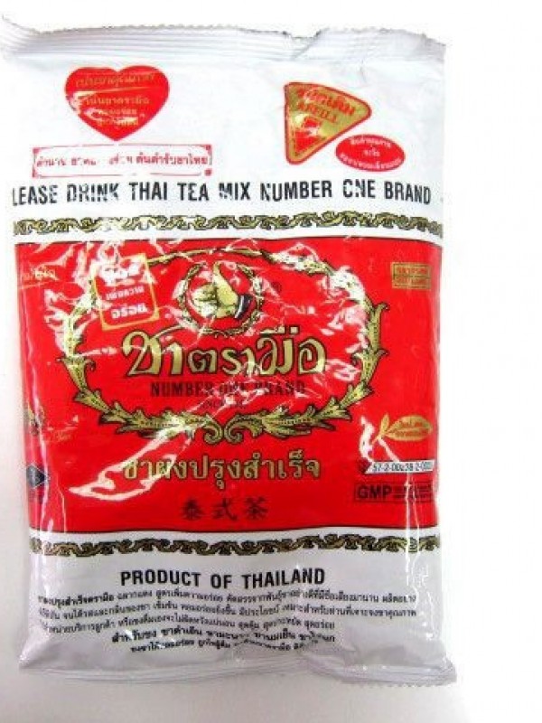 Традиционный тайский оранжевый чай Number One Tea Brand.